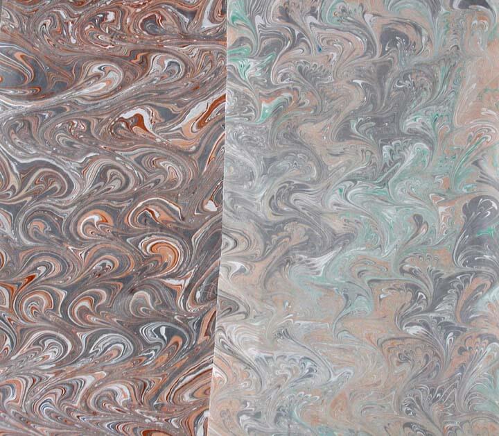 Marbled patterns