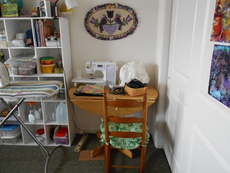 Additional sewing area